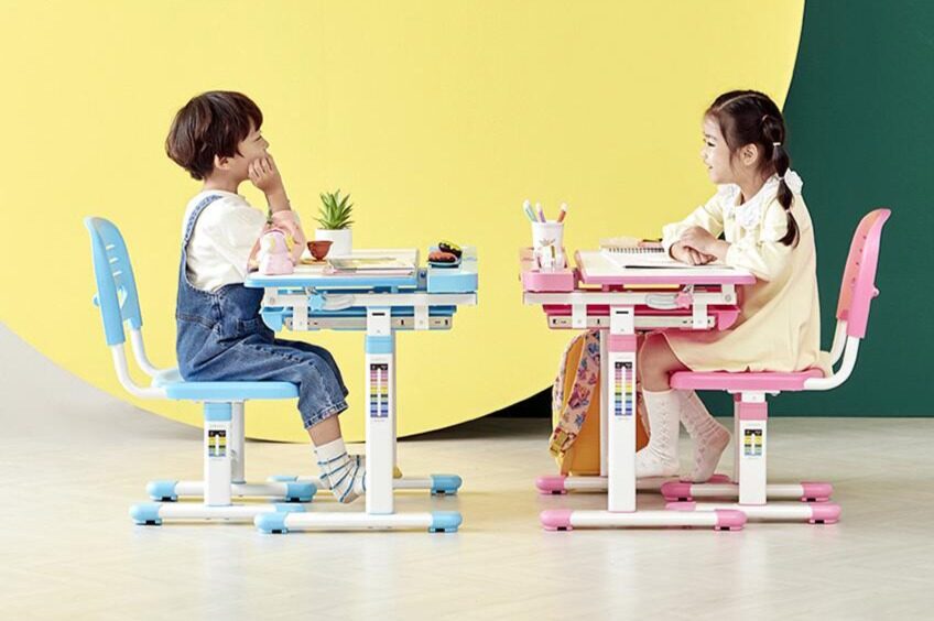 라베스토 어린이 책상 + 의자 세트 CDC01, 핑크 상세 이미지 2