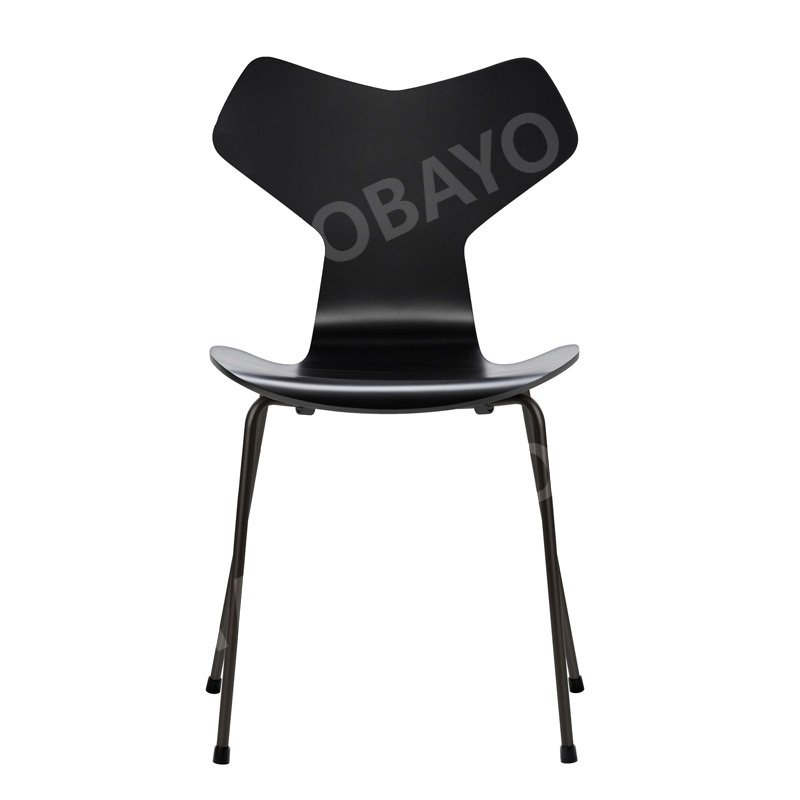 프리츠한센 그랑프리체어 원목 식탁 의자 Grand Prix chair, 블랙 상세 이미지 2