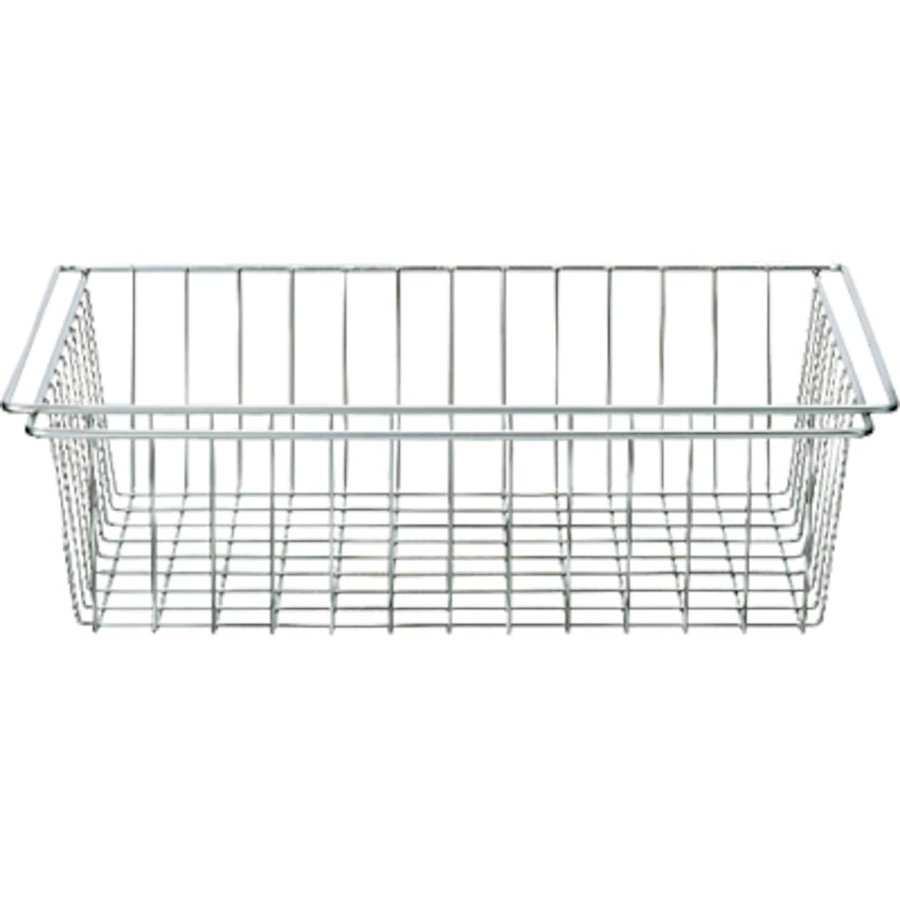 MUJI 무인양품 스틸 유닛 선반 와이어 바구니 레일포함, 56cm 상세 이미지 2