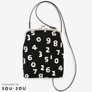 (공식) SOUSOU 소우소우 가마구치미니백 110CM 끈 포함 숫자 패턴(SO-SU-U)
