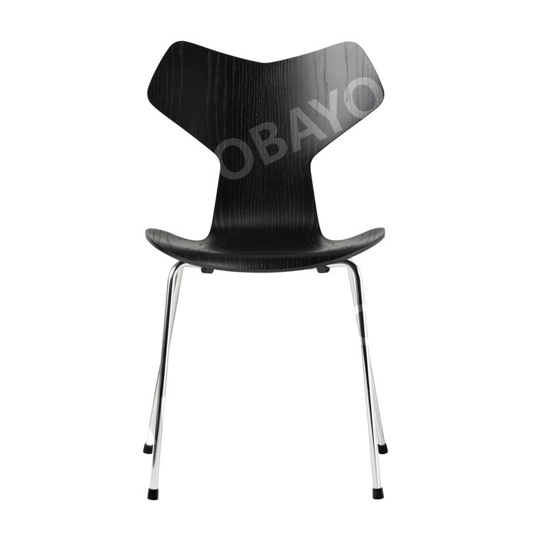 프리츠한센 그랑프리체어 원목 식탁 의자 Grand Prix chair, 블랙 상세 이미지 1