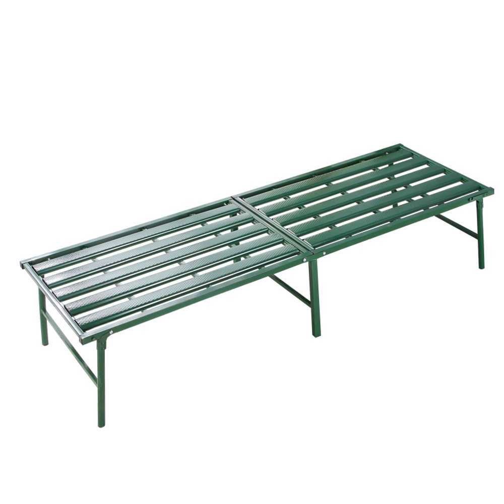 야외 접이식 평상 마루 접이식평상 1M 60X192CM 미니평상 알루미늄 조립식 야전침대, 철조침대 가로 60cm 세로 180cm 높이 38cm 상세 이미지 2