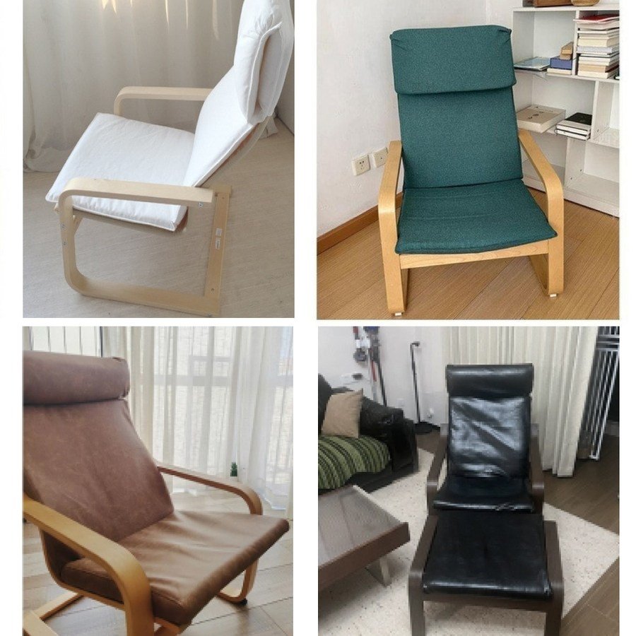 IKEA 이케아 포엥 암체어 펠로 커버 1인의자 원단 교체 커버리폼, 02 포엥, 면 100 시리즈(번호메모주세요) 상세 이미지 2
