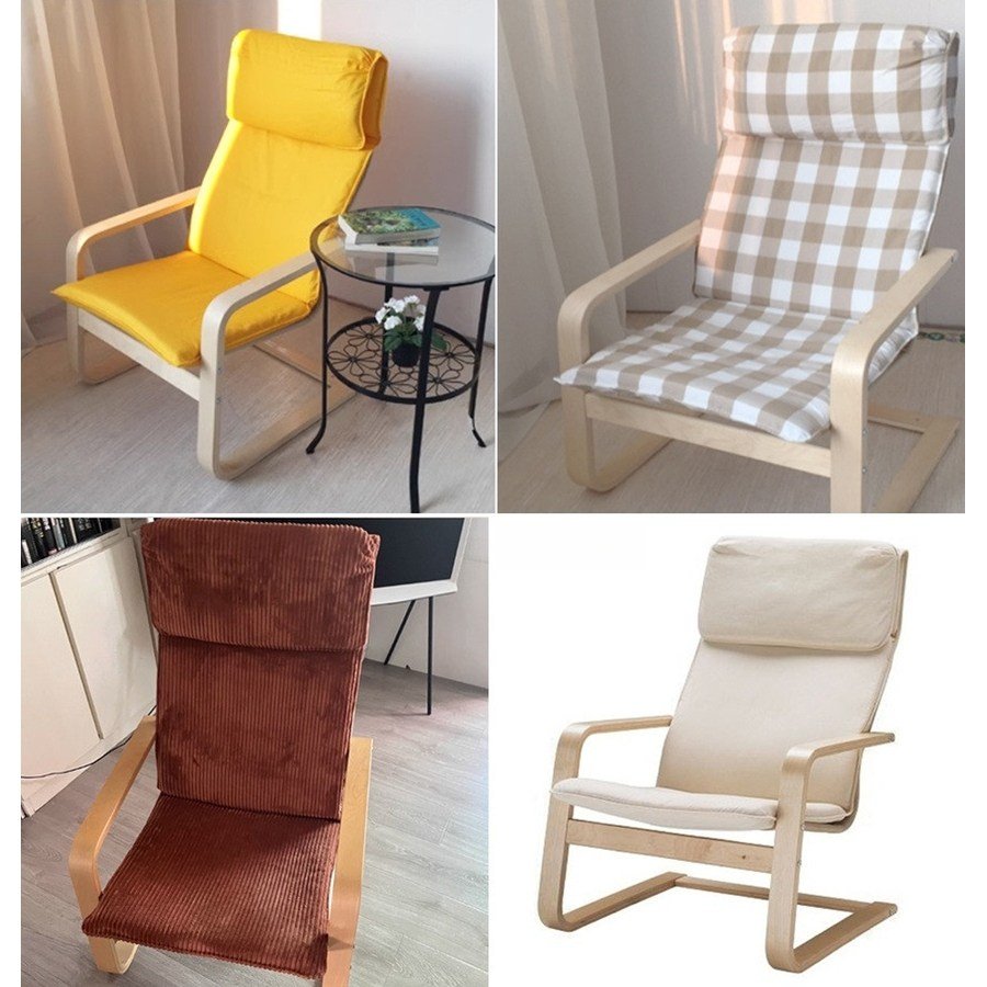 IKEA 이케아 포엥 암체어 펠로 커버 1인의자 원단 교체 커버리폼, 02 포엥, 면 100 시리즈(번호메모주세요) 상세 이미지 1