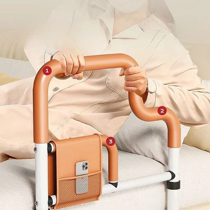 침대 안전가드 낙상방지 난간사이드가드 노인침대 안전가드 안전바 손잡이, 브라운할인· 13:36:5 상세 이미지 2