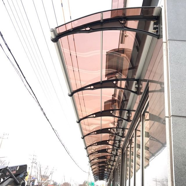 1000 X 2000 정품렉산 외부블라인드 처마지붕재 차양캐노픽스 넥산시공 조립식캐노피 막구조물, 브라운, 블랙, 블랙 상세 이미지 2