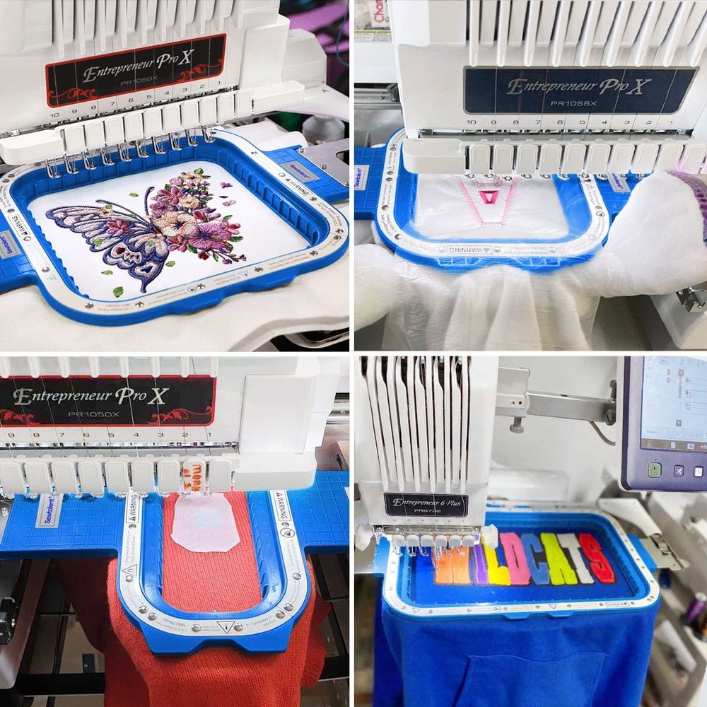Brother VR PRS100 PR1X PR620 PR650 PR655 PR670E PR680W PR1000E PR1050X 1055X Sewtalent 마이티 후프 자기 자수 상세 이미지 2